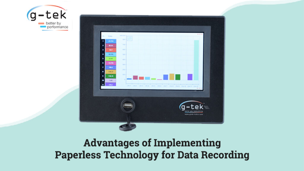 Paperless Technology for Data Recording