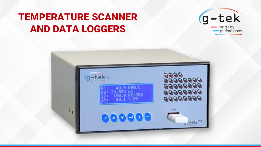 Temperature Scanner and Data Loggers - G-Tek